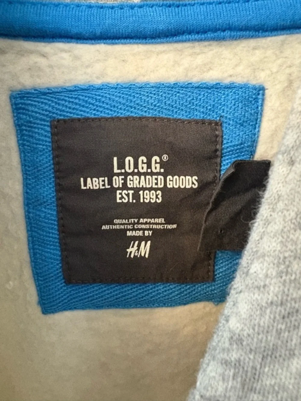H&M Gray & Blue State River 1981 D
Hoodie Sweatshirt Size 14 Years Cotton - Picture 5 of 12
